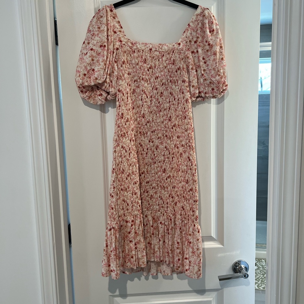 Floral Puff Sleeve Dress